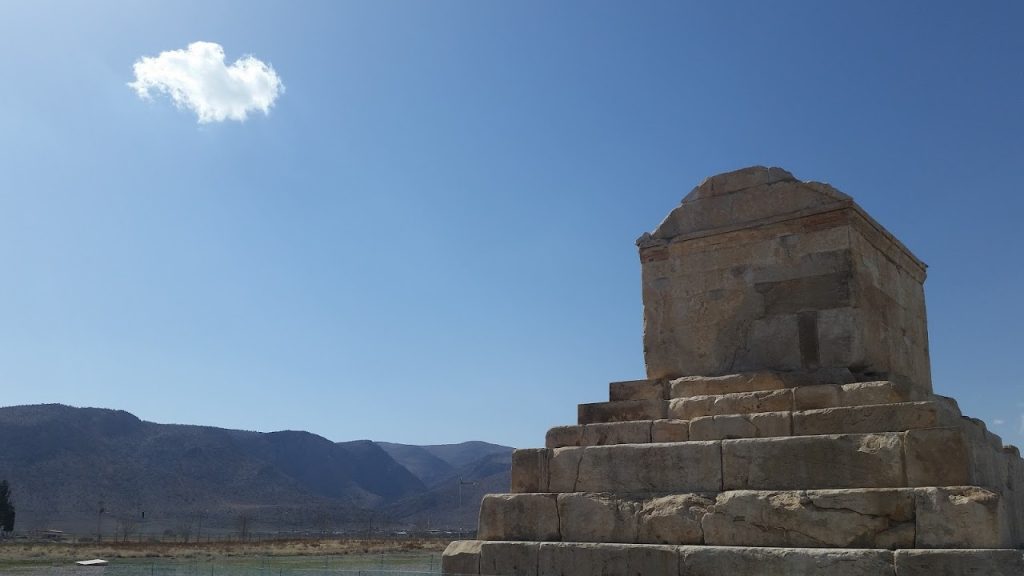 Cyrus's tomb, in Pasargadae, Iran
